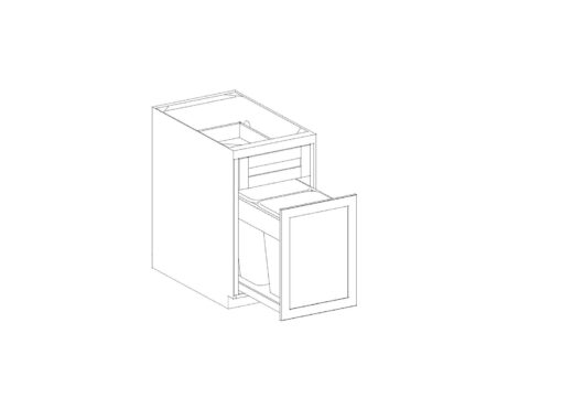 Trash Can Organizer – Shaker White