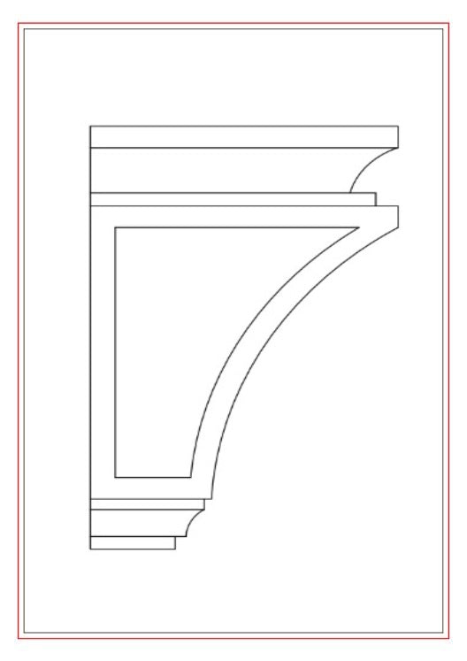 CORBELS – Shaker White