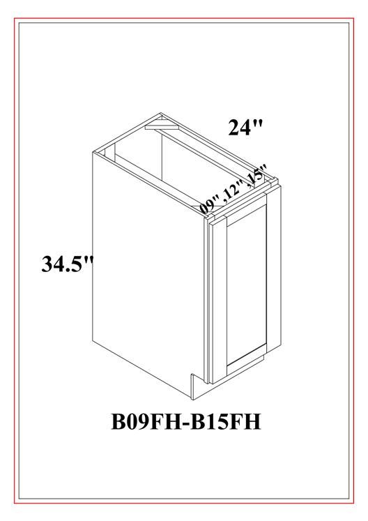 FULL HEIGHT BASE – Shaker Gray