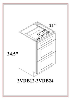 Base para cajón de tocador