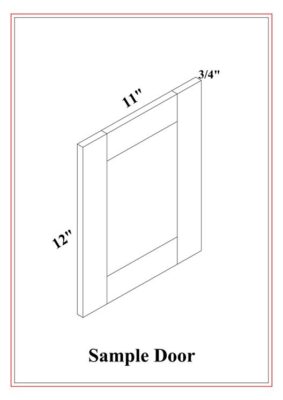 PUERTA DE MUESTRA – Shaker White
