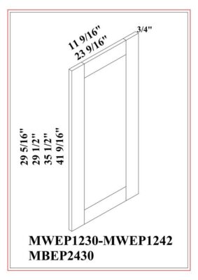 Puerta decorativa de pared