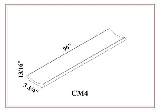 MOLDURA DE CABEZA – Blanco Shaker